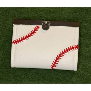 Cartera de béisbol pequeña, regalo para entrenador, equipo y jugador