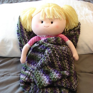 Green/Purple Baby Blanket