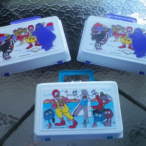 McDonalds Lunch Box Promotion 1987
