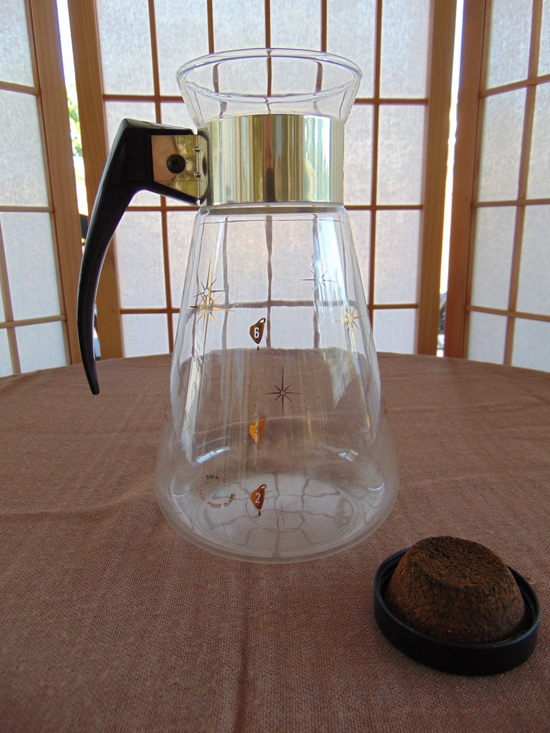 Corning Ware Starburst Six Cup Coffee Carafe