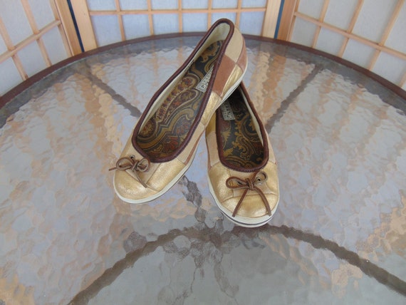 Sperry Patchwork Leather Top Sliders, Ladies Size… - image 1