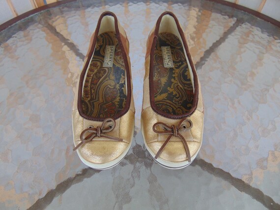 Sperry Patchwork Leather Top Sliders, Ladies Size… - image 3