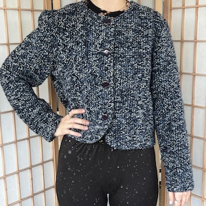 Vintage Knitted by Hand Sweater Ladies Size M
