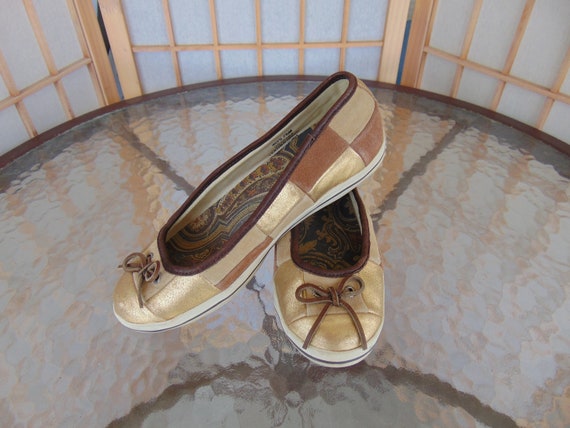 Sperry Patchwork Leather Top Sliders, Ladies Size… - image 7
