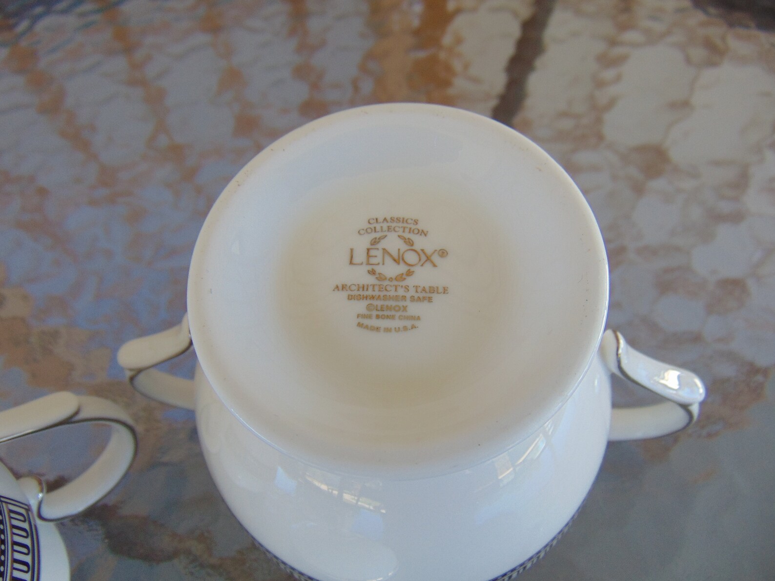 Classics Collection Lenox Architects Table Creamer and Sugar Etsy