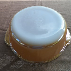 Anchor Hocking Fire King Peach Luster Casserole Dish