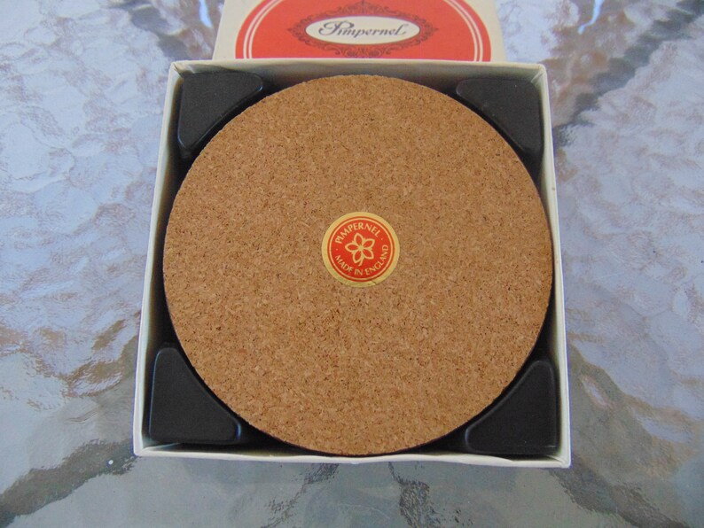 Pimpernel Six Round Acrylic Coasters Narcissus by Lys De Bray Etsy