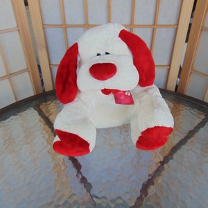 Plush Red Heart Doggy Anniversary Gift Valentines Day