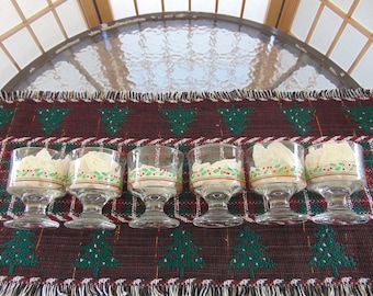 Holiday Holly Berry Arbys Christmas Collection Dessert Cups Sundae Cups