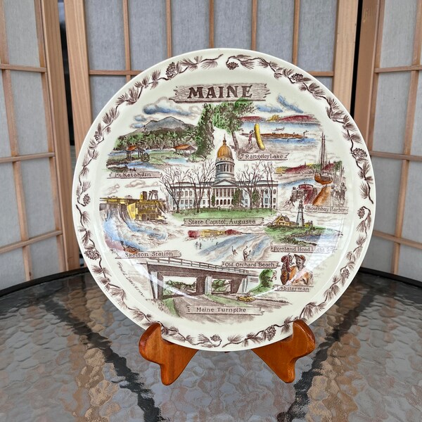 State Souvenir Plate Etsy