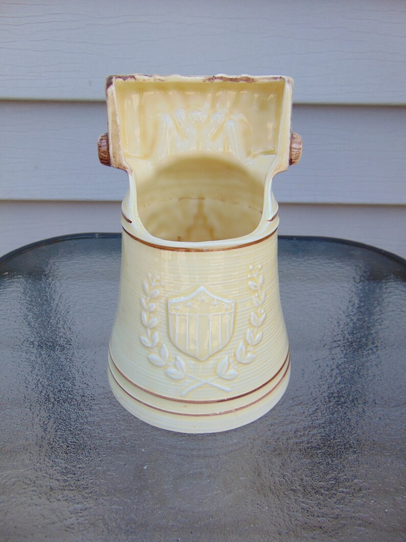 Relpo Bicentennial Liberty Bell Independence Hall Planter Flower Pot image 2