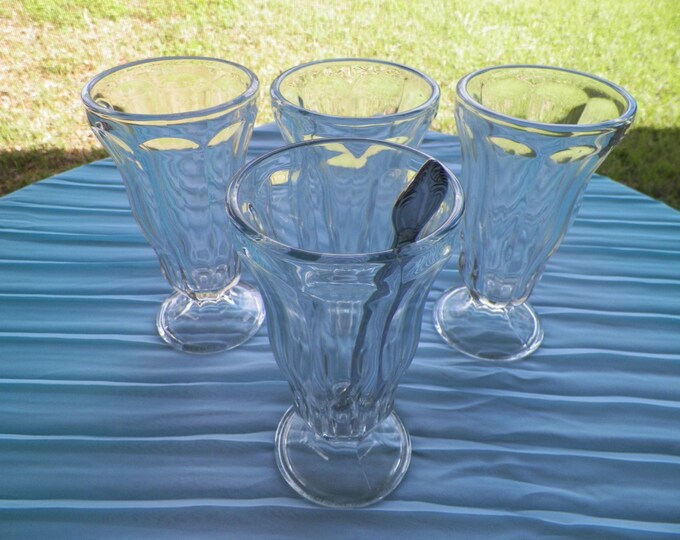 Soda Fountain Ice Cream Float Glasses Etsy