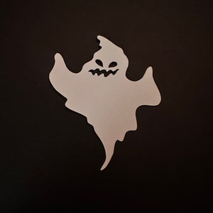 Ghost Paper Die Cuts, Paper Cut Outs, Cards, Spooky for Cards, Crafting ...