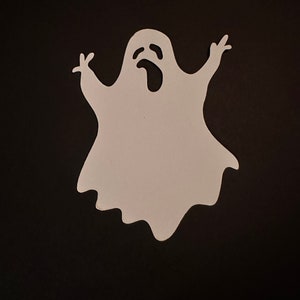 Ghost Paper Die Cuts, Paper Cut Outs, Cards, Spooky for Cards, Crafting ...