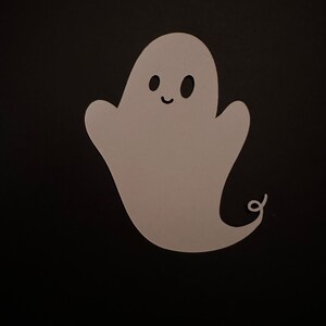 Ghost Paper Die Cuts, Paper Cut Outs, Cards, Spooky for Cards, Crafting ...