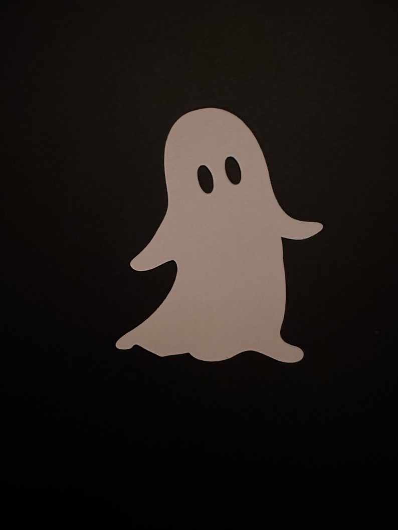 Ghost Paper Die Cuts, Paper Cut Outs, Cards, Spooky for Cards, Crafting ...