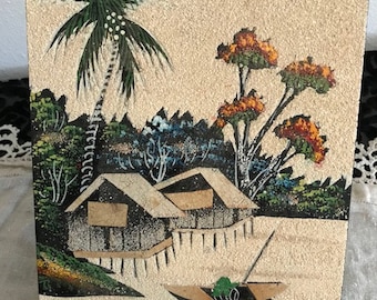 Vintage Tropical Painting
