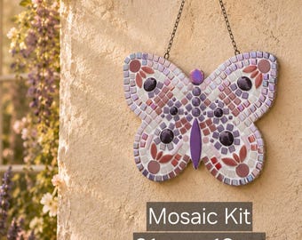 Butterfly Mosaic Craft Kit: Garden DIY Decor