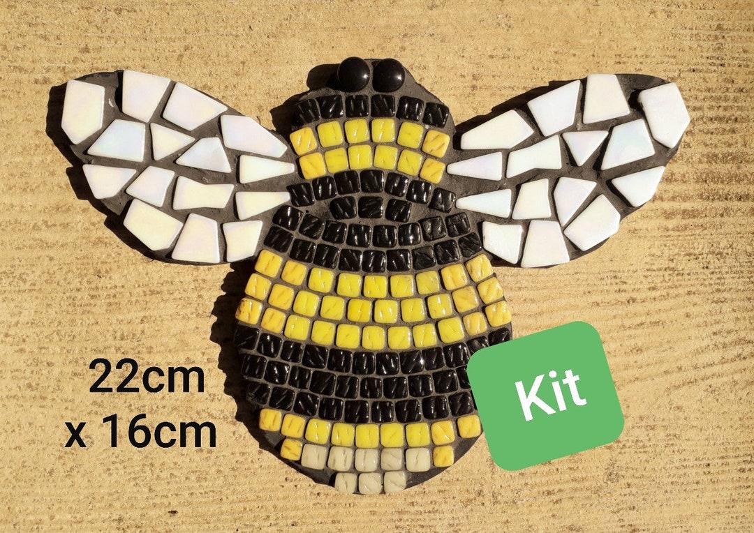 Mosaic Bee Craft Kit in the UK Birthday Gift Bumble Bee Etsy