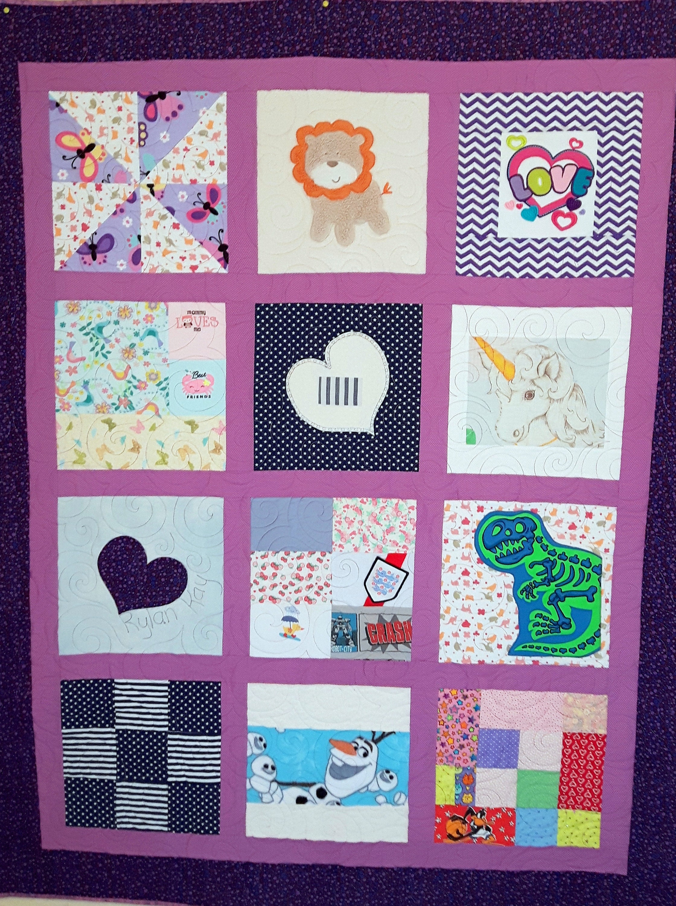 Custom Baby Clothing Quilt Recycle Baby Clothes Etsy