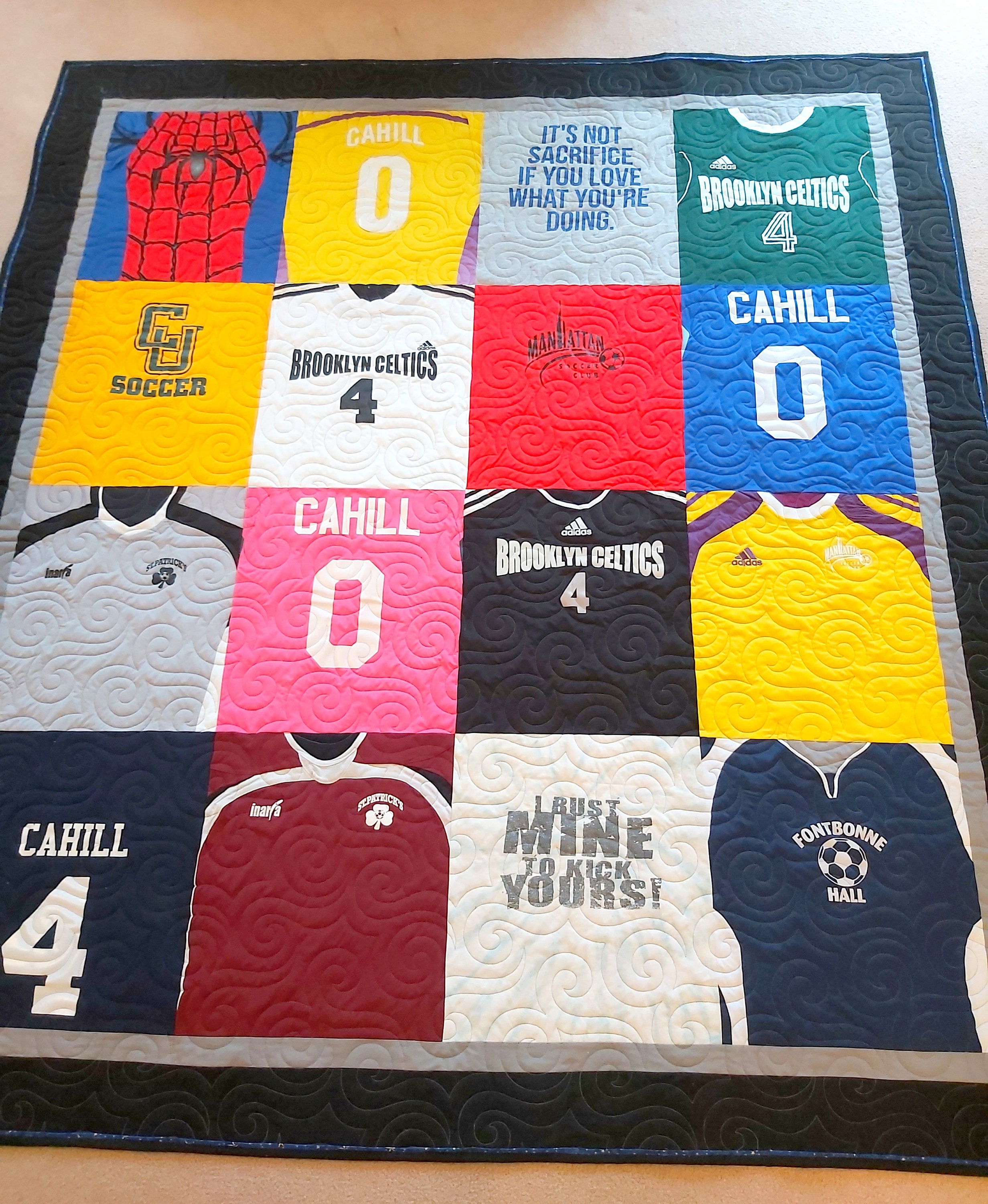 Blankets made out of t shirts outlet