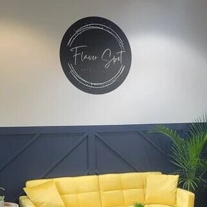 Custom metal logo, Custom logo sign, Business Wall signs, Boss Gift for Him