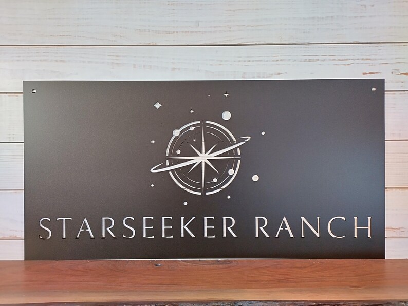 Custom 14 Gauge Metal Business Logo Sign – Rectangle, Painted/Raw Metal, Indoor/Outdoor