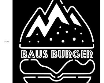 Custom Order for Baus Burger lighted sign