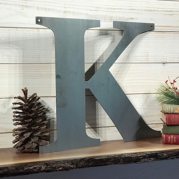 Metal Letter K Etsy