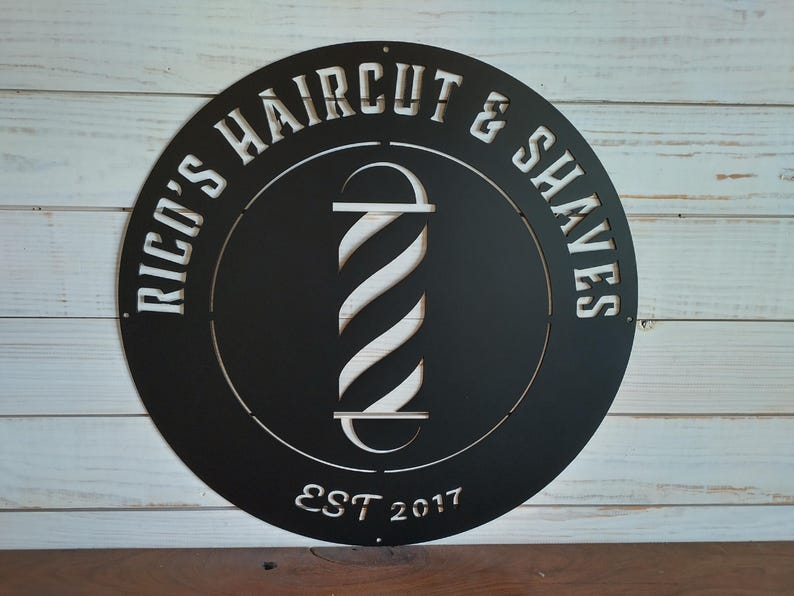 Business Sign, Logo, Large Outdoor Metal Wall Art, Custom Signs Business