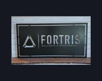 Custom Metal Branding | Outdoor Wall Signage | Business Display Gift