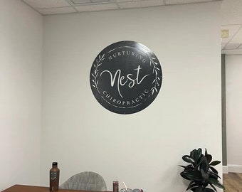 Business Sign, Custom Cut Metal Sign, Custom Logo,