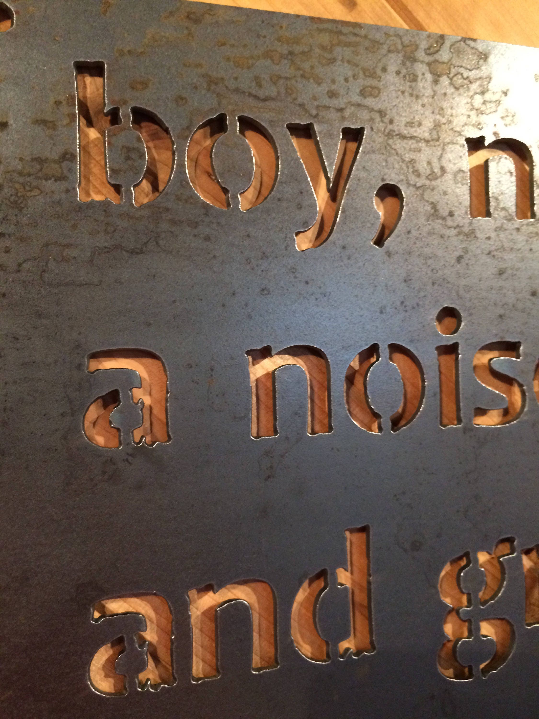 Rustic Metal Nursery Boy Definition Sign Metal Wall Art Etsy