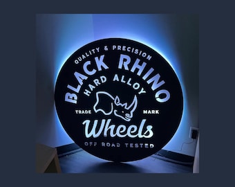 Custom LED Metal Logo Sign: Personalized Business Branding for Office or Restaurant