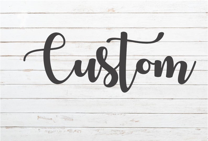 Custom Word 36 Metal Wall Words Metal Wall Art Rustic Etsy