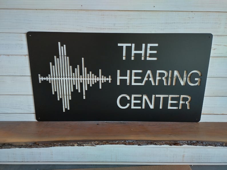 Custom 14 Gauge Metal Business Logo Sign – Rectangle, Painted/Raw Metal, Indoor/Outdoor