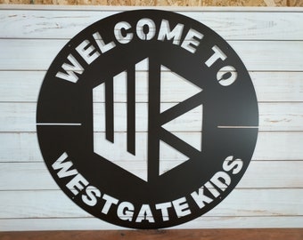 Custom Metal Business Logo Sign: Personalized Office Decor
