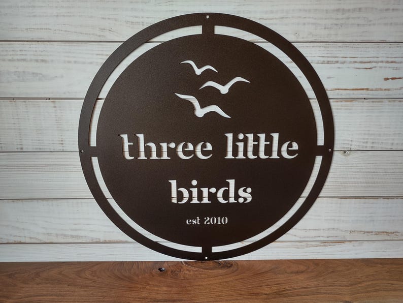 Business Sign, Logo, Large Outdoor Metal Wall Art, Custom Signs Business