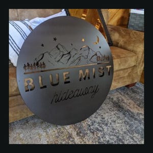 Business Sign, Logo, Large Outdoor Metal Wall Art, Custom Signs Business