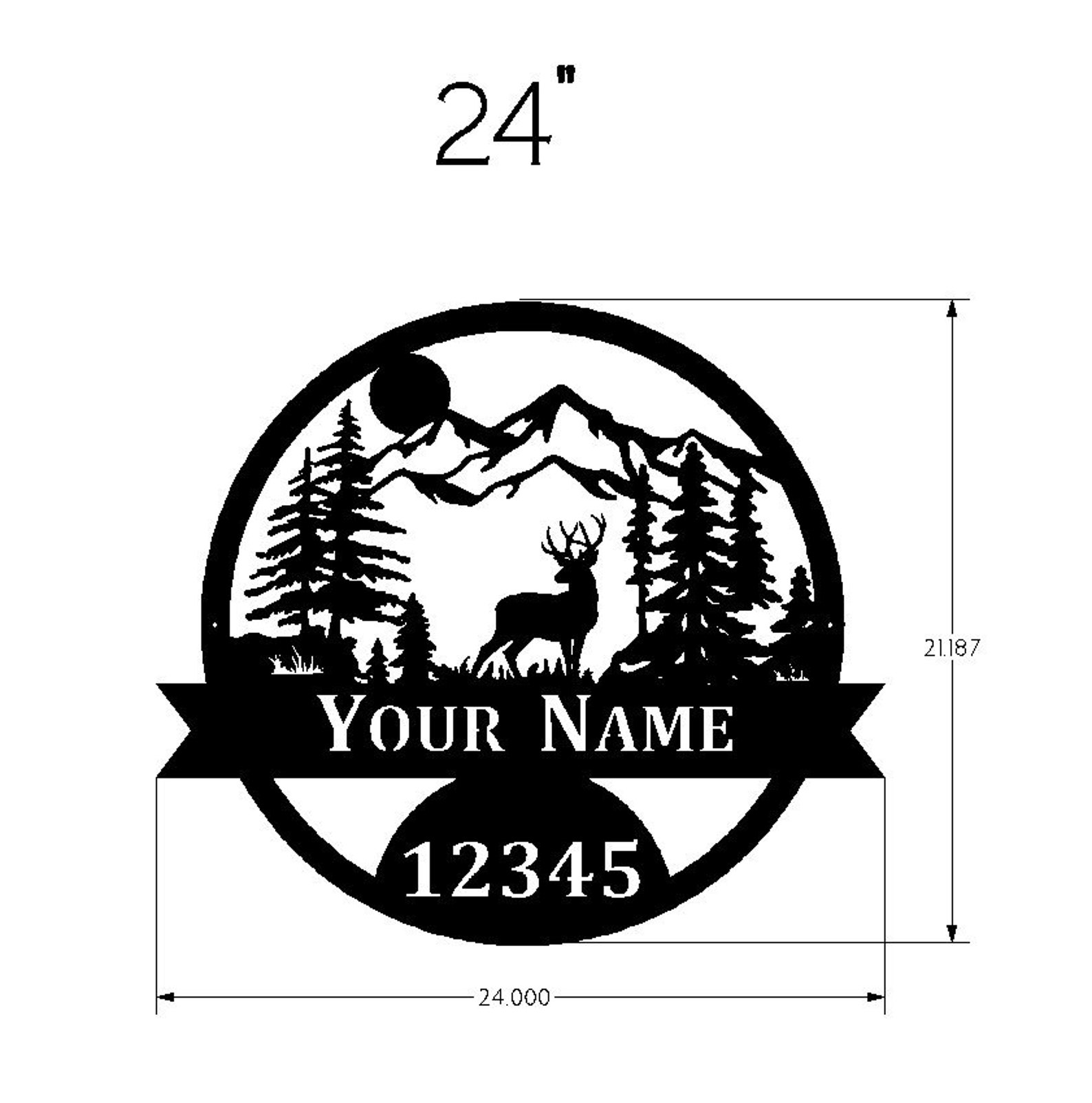 Metal Wall Art Last Name Sign Personalized Gifts for Dad Etsy