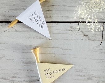 Golf Theme Wedding Escort Seating Chart Let’s Par-Tee Event Seating Tags, Golf Course Wedding Golf Tee