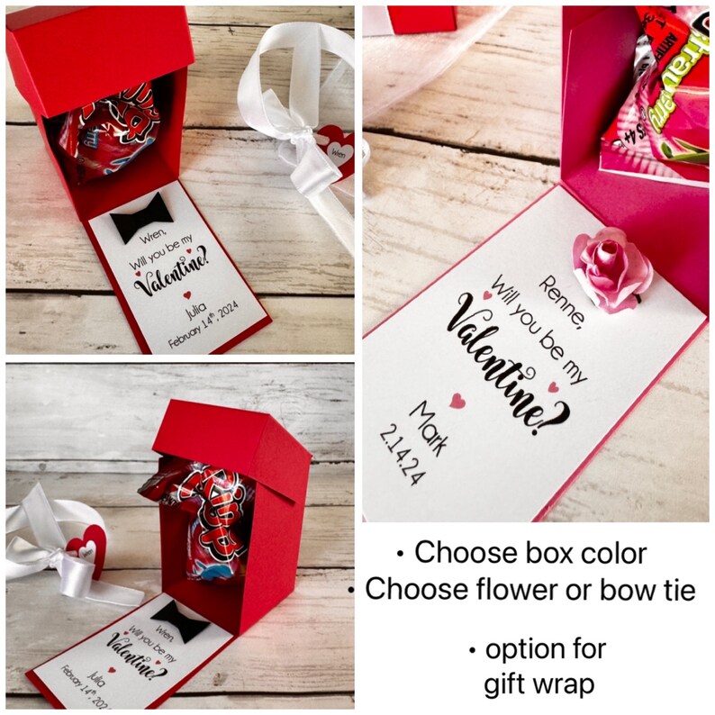 Will you be my Girlfriend  Boyfriend Ring Pop Gift Box Pinky Promise I Love You Gift You are a Gem Valentines Personalized best friend gifts
