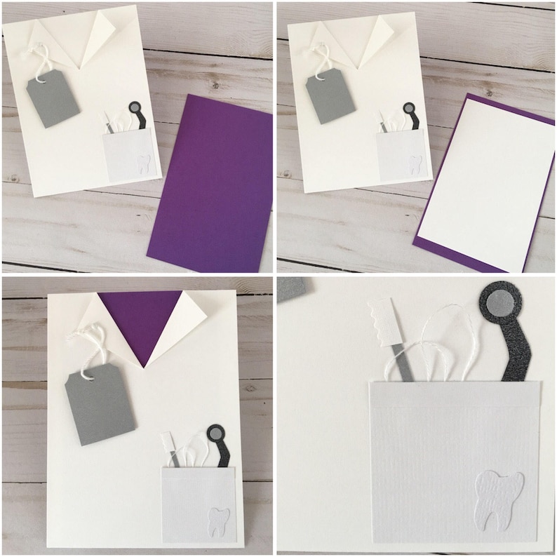 Dentist Card Personalized Dentist Gift White Coat Ceremony Etsy