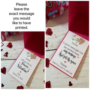 Will you be my Girlfriend  Boyfriend Ring Pop Gift Box Pinky Promise I Love You Gift You are a Gem Valentines Personalized best friend gifts