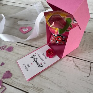 Be my Girlfriend / Boyfriend Ring Pop Candy Gift Box Pinky Promise Valentine's Day Gift I love you image 20