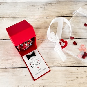 Will you be my Girlfriend  Boyfriend Ring Pop Gift Box Pinky Promise I Love You Gift You are a Gem Valentines Personalized best friend gifts