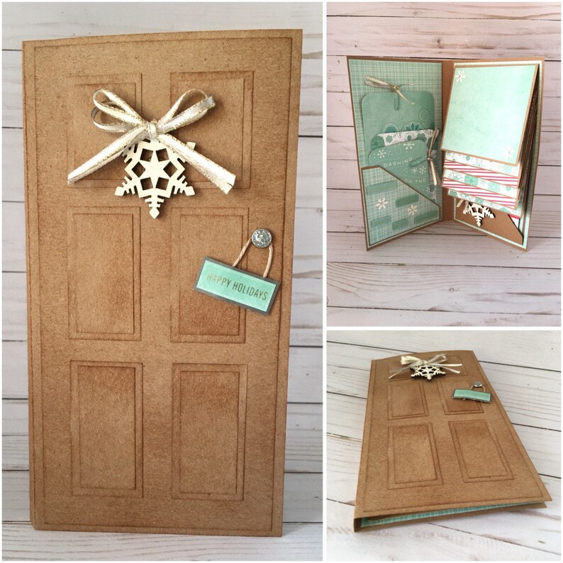 12 Days of Christmas Flip Photo Book Christmas Scrapbook Album Christmas Door Mini Album Holiday Snapshots