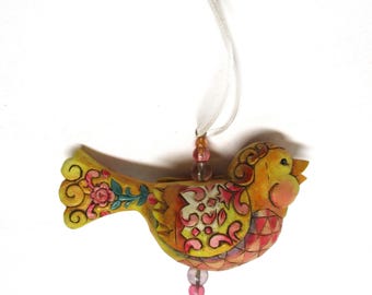 Yellow Bird Ornament