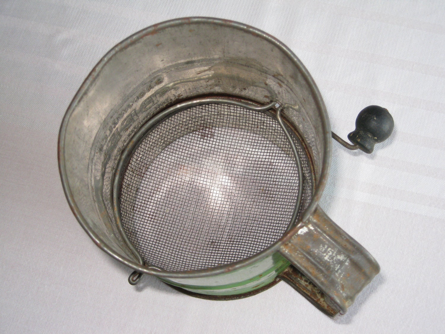 30's Green Bromwell's Bee Flour Sifter Etsy