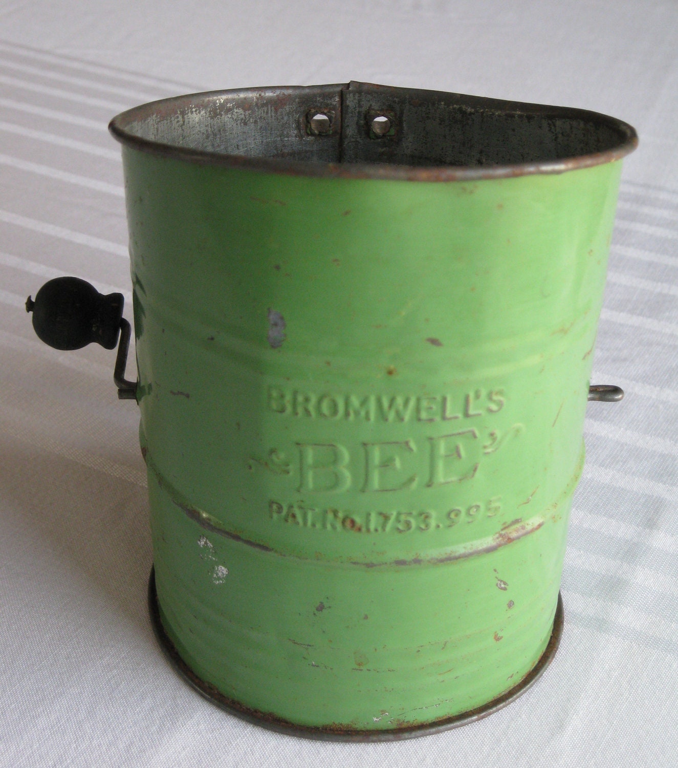 30's Green Bromwell's Bee Flour Sifter Etsy